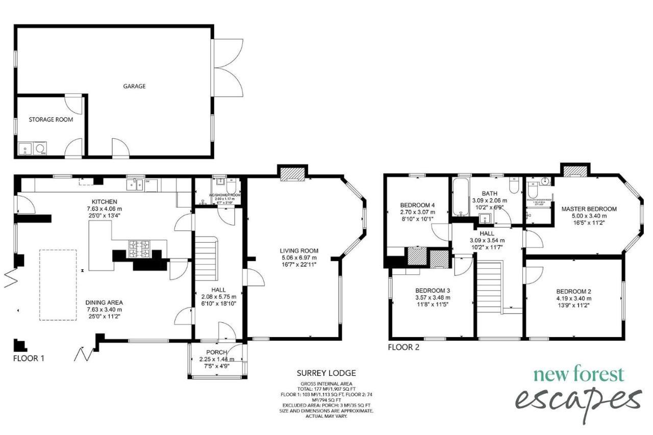 Surrey Lodge บร็อคเคนเฮิร์สต์ ภายนอก รูปภาพ